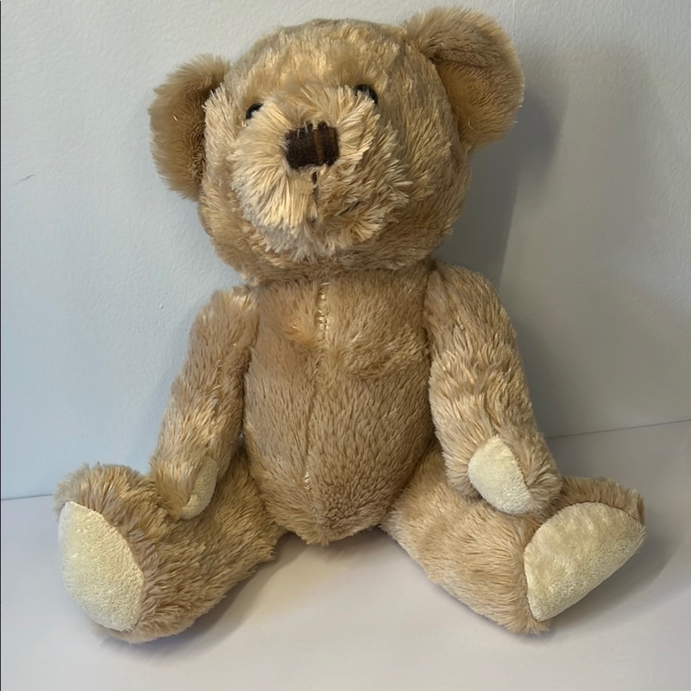 Cream and‎ Tan Plush Stuffed Animal Bear